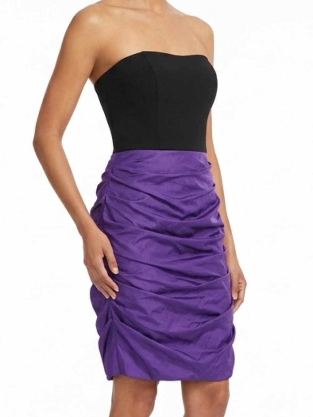 Maria Bianca Nero Strapless Retro 2 Tone Formal Dress NEW- Sz. Med